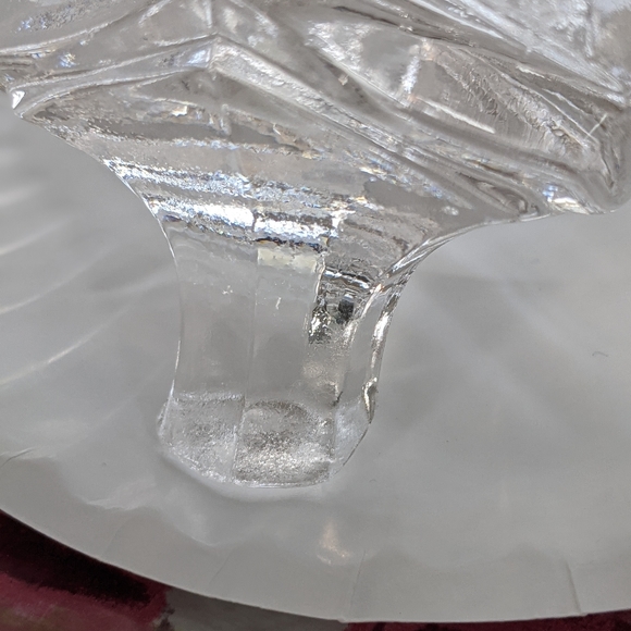 Imperial Glass Crystal bowl EUC Vintage footed candy dish - Picture 6 of 12